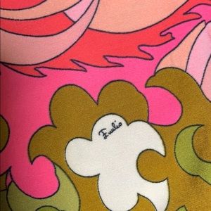 Emilio Pucci Signature Pattern Leggings Pink